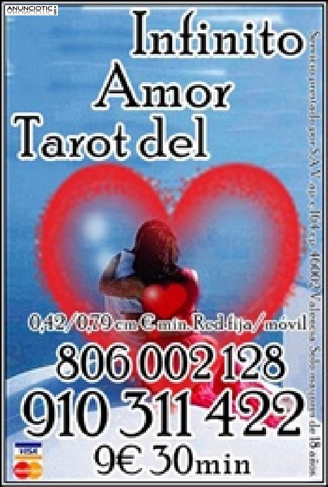 VISA DESDE 4 EUR 910311422-806002128 TAROT DEL AMOR INFINITO