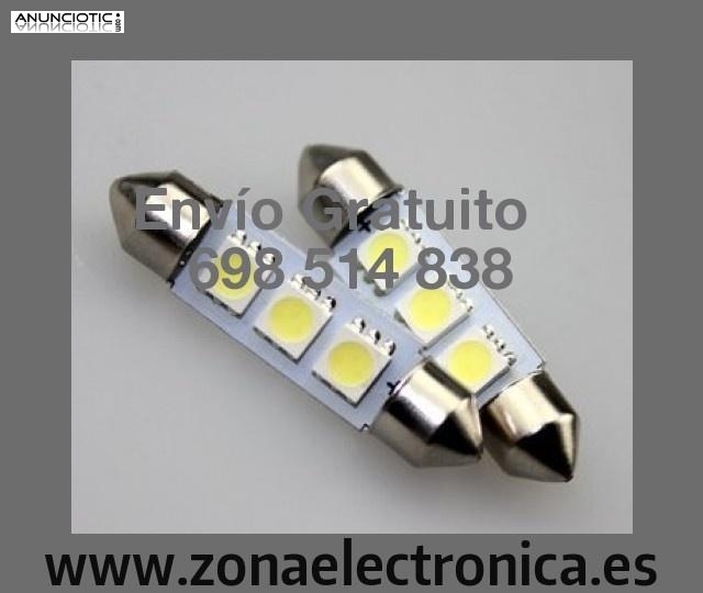 2 luces led para matricula