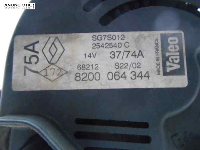 Alternador 3155418 2542540c renault clio