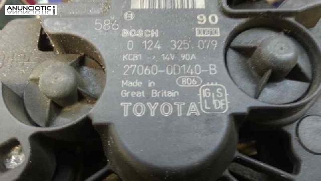 Alternador 3360404 0124325079 toyota