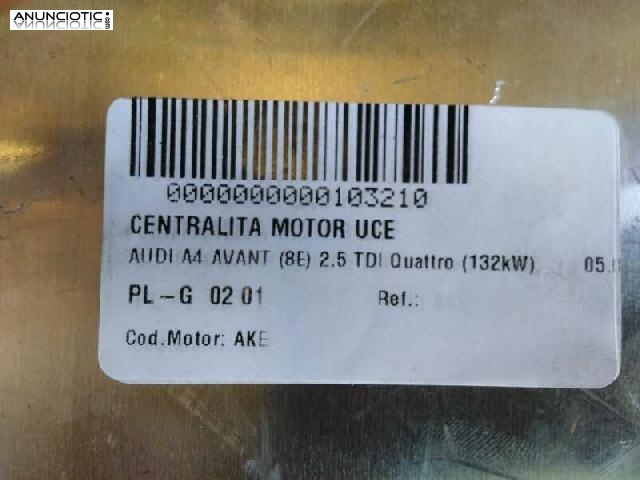 [103210]-centralita motor uce de audi a4