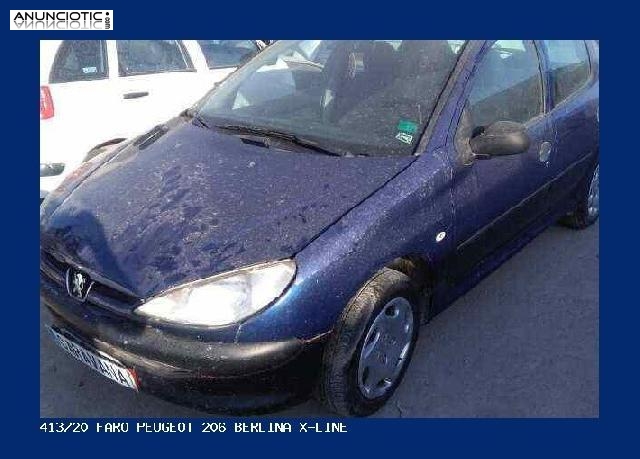 413720 faro peugeot 206 berlina x-line