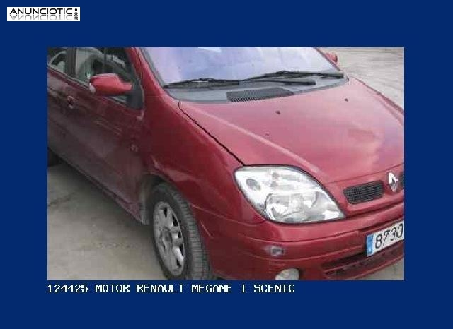 124425 motor renault megane i scenic