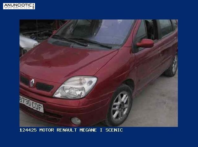 124425 motor renault megane i scenic