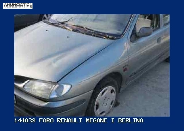 144839 faro renault megane i berlina