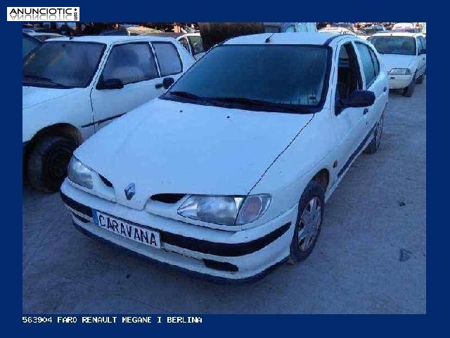 563904 faro renault megane i berlina