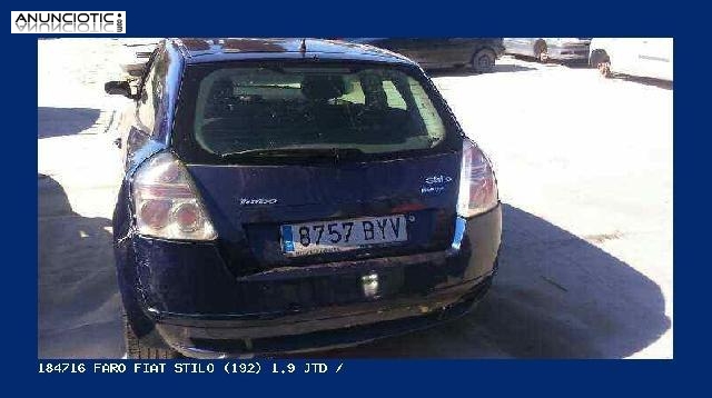 184716 faro fiat stilo (192) 1.9 jtd /