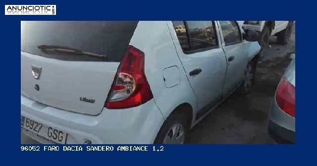 96052 faro dacia sandero ambiance 1.2