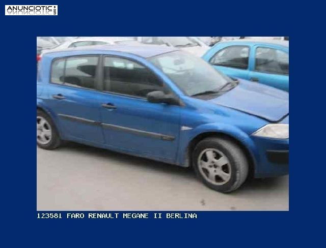 123581 faro renault megane ii berlina