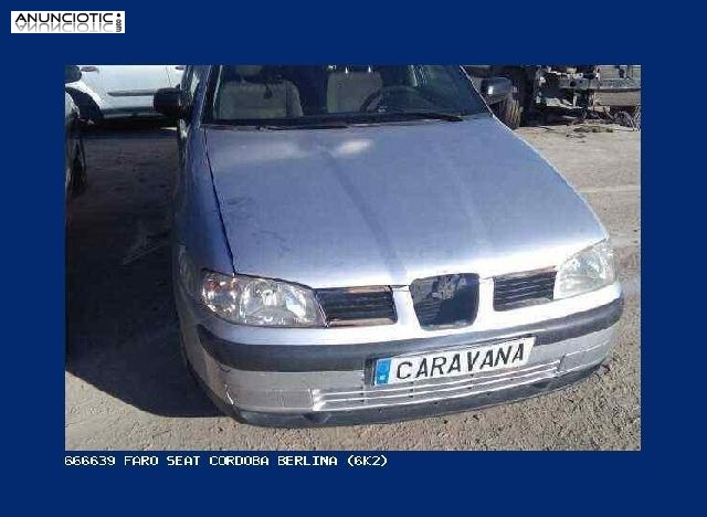 666639 faro seat cordoba berlina (6k2)