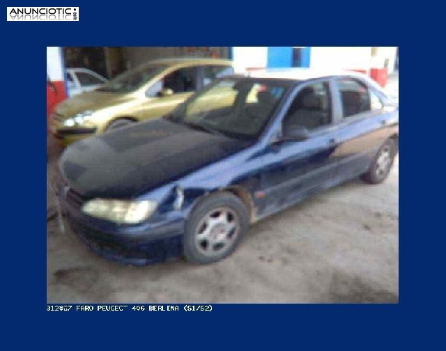 312897 faro peugeot 406 berlina (s1/s2)