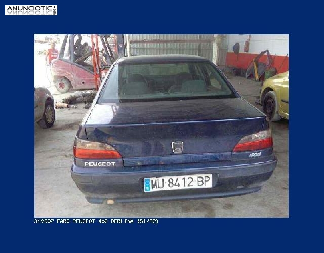 312897 faro peugeot 406 berlina (s1/s2)