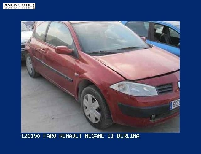 126190 faro renault megane ii berlina