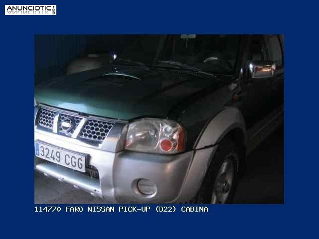 114770 faro nissan pick-up (d22) cabina