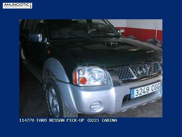 114770 faro nissan pick-up (d22) cabina