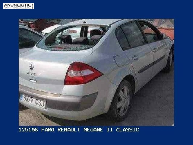 125196 faro renault megane ii classic