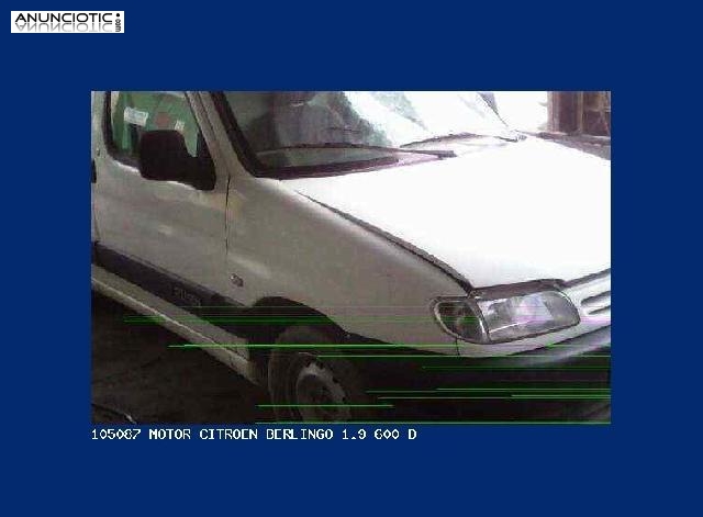 105087 motor citroen berlingo 1.9 600 d