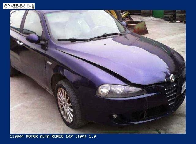 119944 motor alfa romeo 147 (190) 1.9