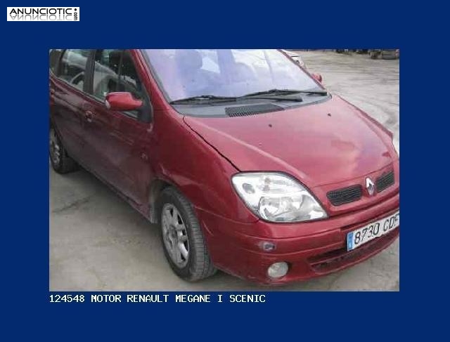 124548 motor renault megane i scenic