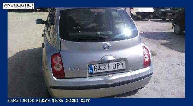 233024 motor nissan micra (k12e) city