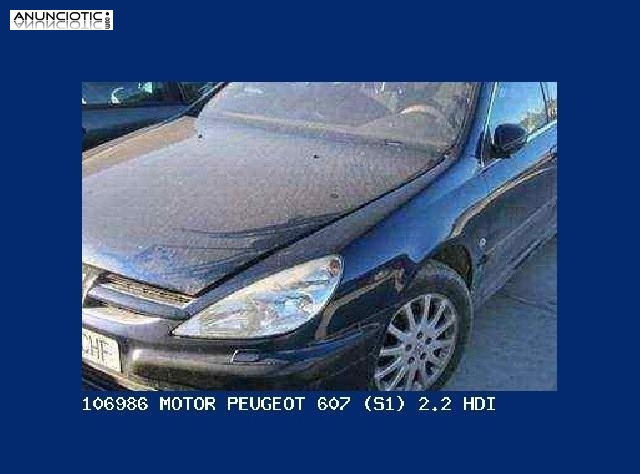 106986 motor peugeot 607 (s1) 2.2 hdi