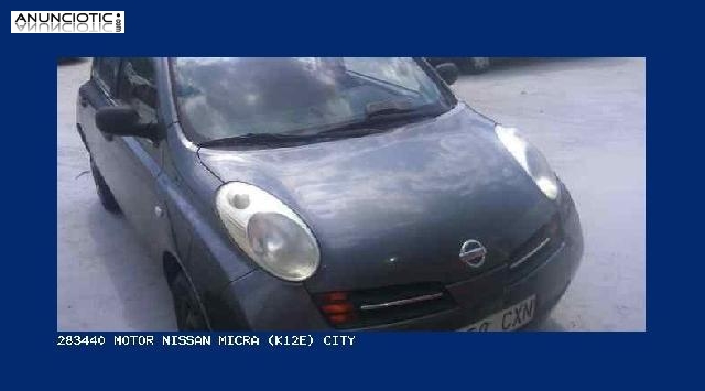 283440 motor nissan micra (k12e) city