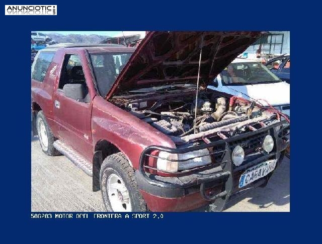 586283 motor opel frontera a sport 2.0