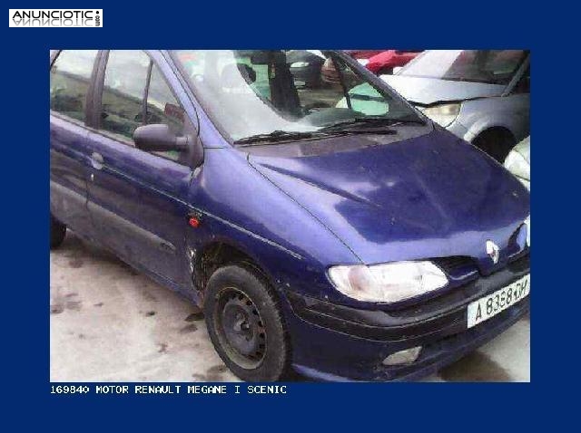 169840 motor renault megane i scenic