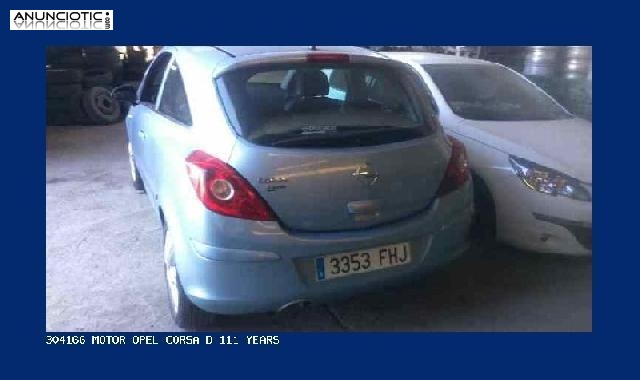 304166 motor opel corsa d 111 years