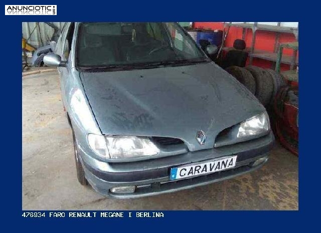 476934 faro renault megane i berlina