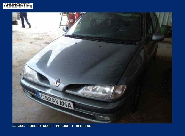 476934 faro renault megane i berlina