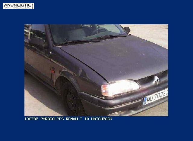 136785 paragolpes renault 19 hatchback