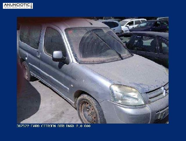 387572 faro citroen berlingo 2.0 600