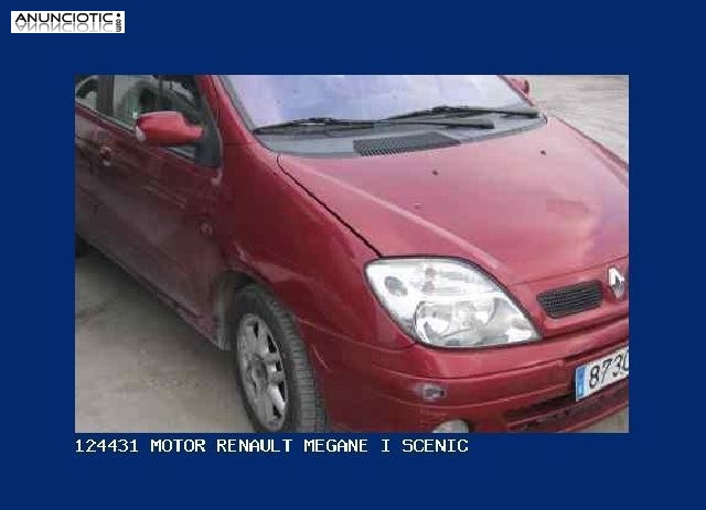 124431 motor renault megane i scenic