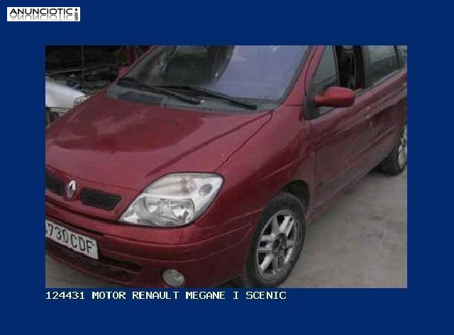 124431 motor renault megane i scenic