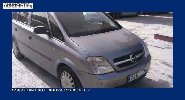 173876 faro opel meriva essentia 1.7