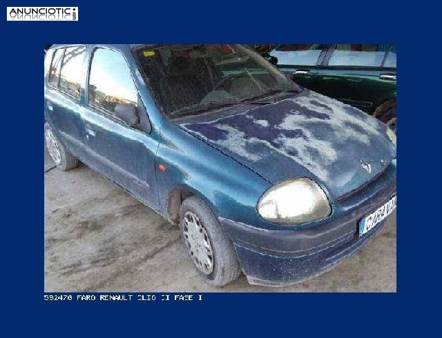 592476 faro renault clio ii fase i