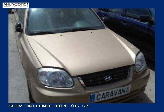 401407 faro hyundai accent (lc) gls