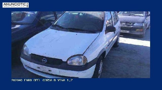 202840 faro opel corsa b viva 1.7