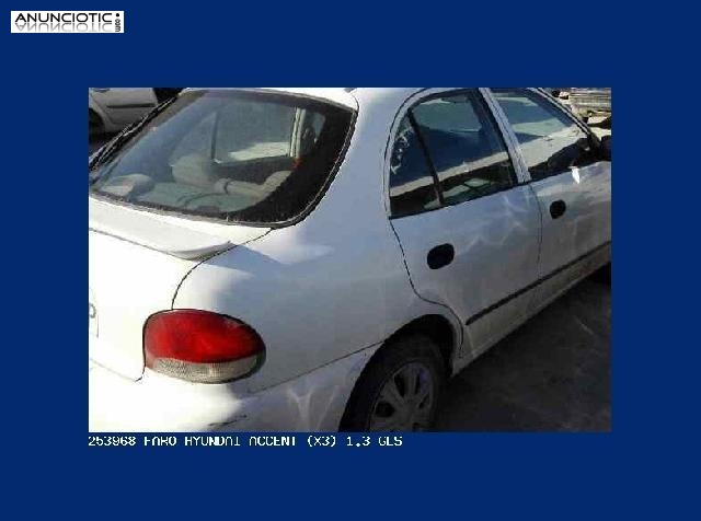 253968 faro hyundai accent (x3) 1.3 gls