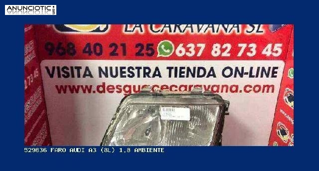 529836 faro audi a3 (8l) 1.8 ambiente