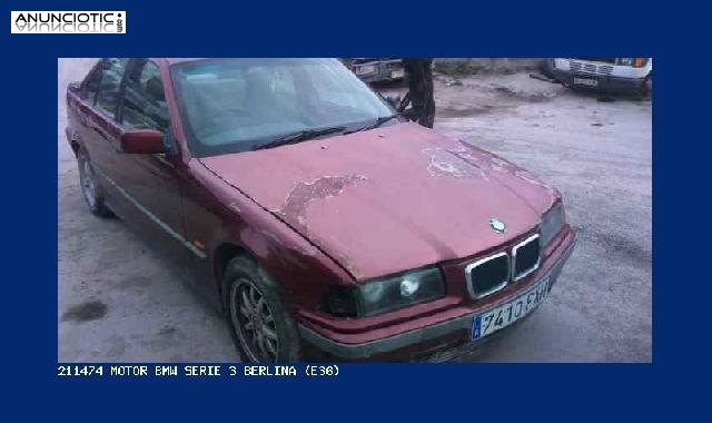 211474 motor bmw serie 3 berlina (e36)