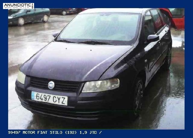 99497 motor fiat stilo (192) 1.9 jtd /