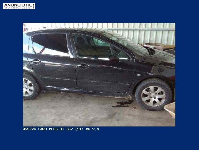 455724 faro peugeot 307 (s1) xr 2.0