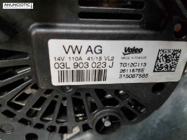 Alternador 3964221 03l903023j seat leon