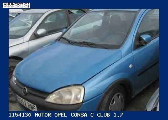 1154130 motor opel corsa c club 1.7