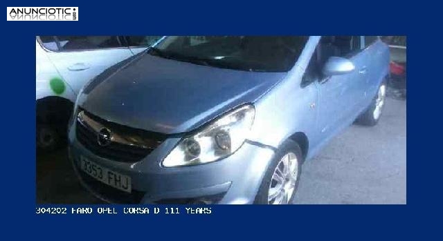 304202 faro opel corsa d 111 years