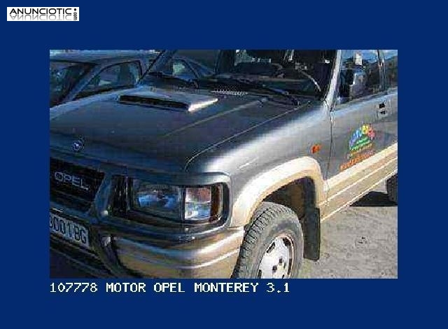 107778 motor opel monterey 3.1