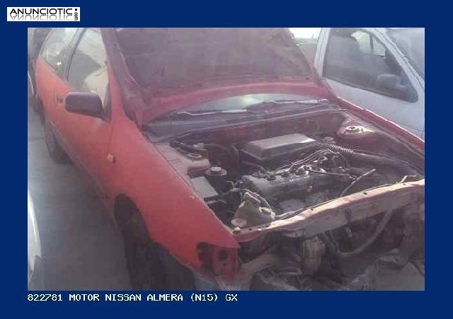 822781 motor nissan almera (n15) gx