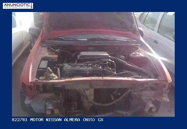 822781 motor nissan almera (n15) gx